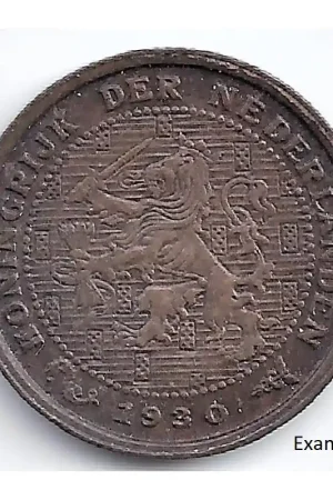 Promocja Nederland 1930 ½ CentWilhelmina P