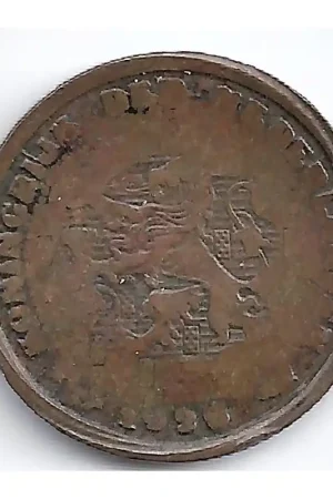 Zwrot pieniędzy Nederland 1928 ½ Cent Wilhelmina F: MISSLAG