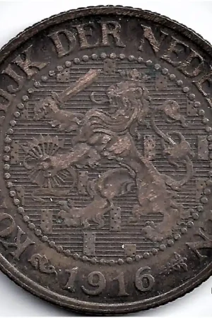 Tylko dziś Nederland 1916 2½ Cent Wilhelmina ZF-