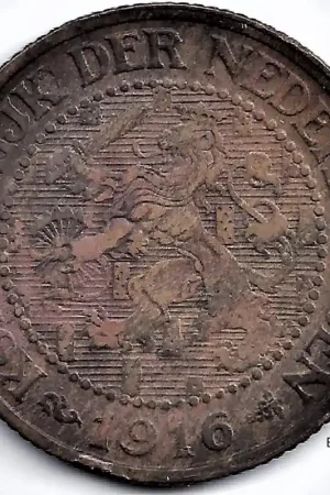 Nederland 1916 2½ Cent Wilhelmina F Darmowa dostawa