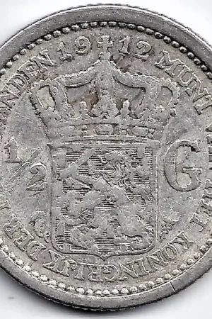 Nederland 1912 ½ GuldenWilhelmina ZF- Ostatnia szansa