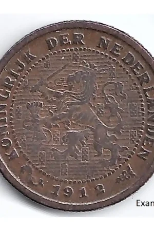 Premium Nederland 1912 ½ Cent Wilhelmina ZF