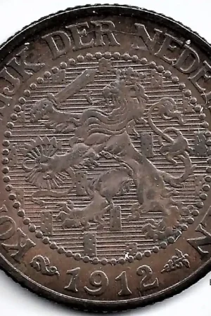 Wysoka jakość Nederland 1912 2½ Cent Wilhelmina ZF+