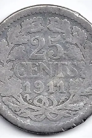 Kup teraz Nederland 1911 25 Cent Wilhelmina G