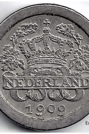 Nederland 1909 5 CentWilhelmina ZF Ostatnia szansa