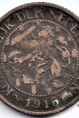 Nederland 1916 1 Cent Wilhelmina F (korte 6) Oferta limitowana