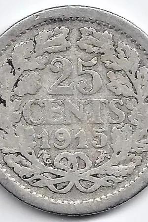 Zamów teraz Nederland 1915 25 Cent Wilhelmina G