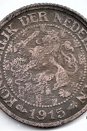 Nederland 1915 1 Cent Wilhelmina F Niska cena