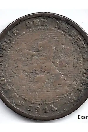 Nederland 1914 ½ Cent Wilhelmina F Wyprzedaż