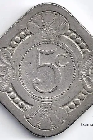Zwrot pieniędzy Nederland 1914 5 Cent Wilhelmina F