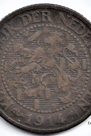 Nederland 1914 2½ Cent Wilhelmina F+ Niska cena