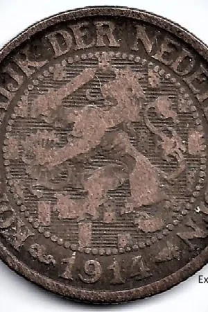 Premium Nederland 1914 1 CentWilhelmina F