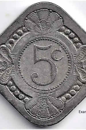 Promocja Nederland 1913 5 Cent Wilhelmina ZF