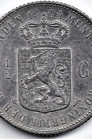 Oferta Nederland 1904 ½ GuldenWilhelmina ZF