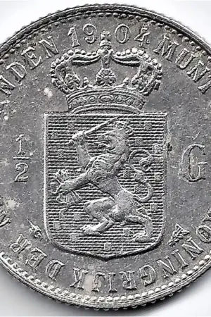 Zamów teraz Nederland 1904 ½ GuldenWilhelmina P-