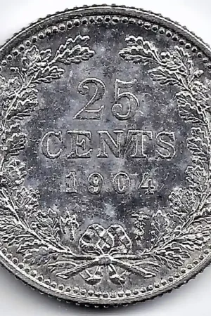 Nederland 1904 25 Cent Wilhelmina P Oferta