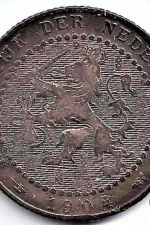 Tani Nederland 1904 1 Cent Wilhelmina F