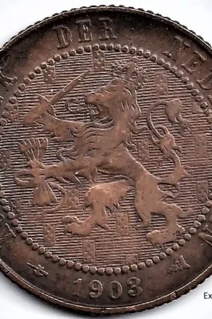 Nederland 1903 2½ Cent Wilhelmina F Tylko dziś