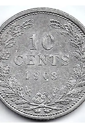 Zamów teraz Nederland 1903 10 Cent Wilhelmina ZF+