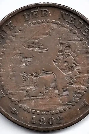 Nederland 1902b 1 Cent Wilhelmina F- Nowość