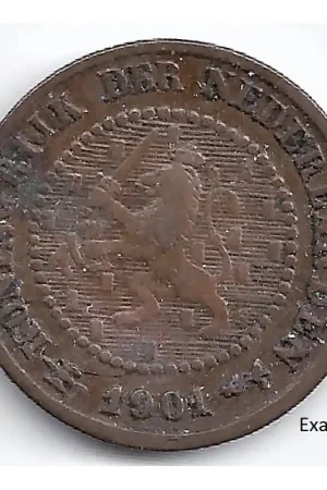 Tani Nederland 1901 ½ Cent Wilhelmina F