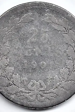 Tylko dziś Nederland 1901 25 Cent Wilhelmina ZG (smalle hals)