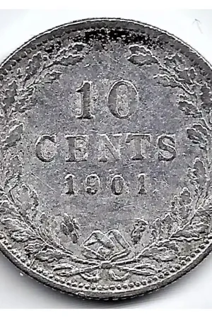 Nederland 1901 10 Cent Wilhelmina ZF/F- Promocja
