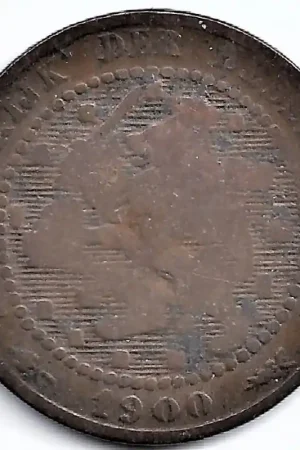 Nederland 1900a 1 CentWilhelmina G (ronde nullen) Oferta