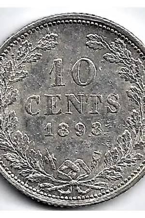 Nederland 1898 10 Cent Wilhelmina UNC- Oferta