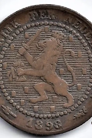 Bezpieczna płatność Nederland 1898 1 Cent Wilhelmina F