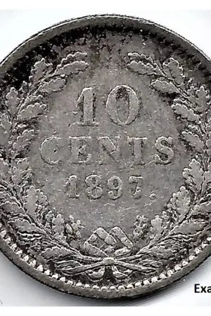 Rabat Nederland 1897 10 Cent Wilhelmina F-