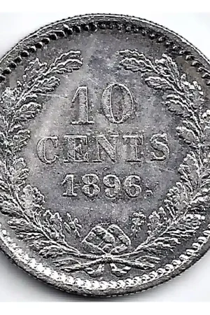 Nederland 1896 10 Cent Wilhelmina P- Darmowa dostawa