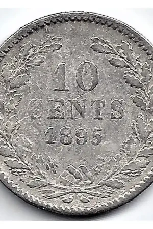 Premium Nederland 1895 10 Cent Wilhelmina F