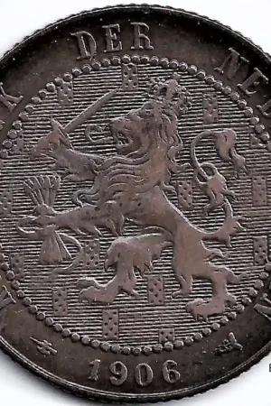 Popularny Nederland 1906 2½ Cent Wilhelmina ZF