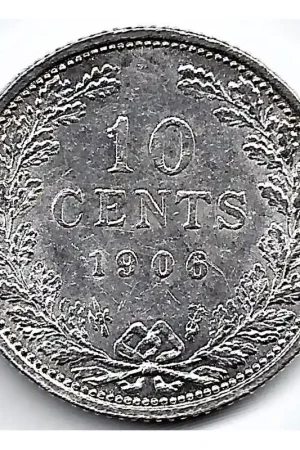 Nederland 1906 10 Cent WilhelminaUNC- Tani