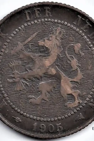 Tylko dziś Nederland 1905 2½ Cent Wilhelmina F+