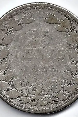 Nederland 1905 25 Cent Wilhelmina G Promocja