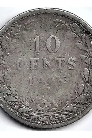 Nederland 1905 10 Cent Wilhelmina ZG Zwrot pieniędzy
