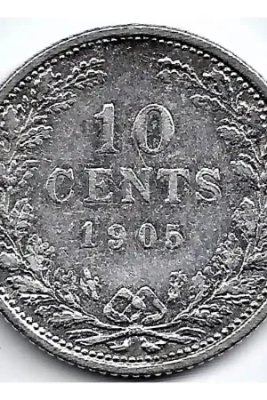 Nederland 1905 10 Cent Wilhelmina ZF- Szybka dostawa