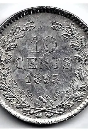 Wysoka jakość Nederland 1893 10 Cent Wilhelmina P