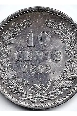 Szybka dostawa Nederland 1892 10 Cent Wilhelmina P-