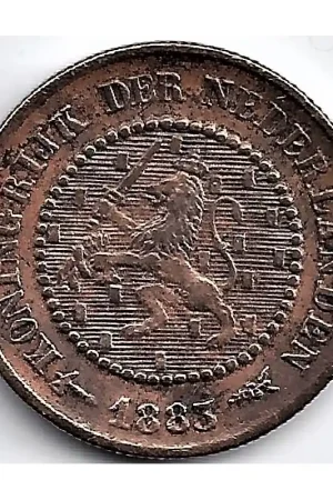 Premium Nederland 1883 ½ Cent Willem III ZF