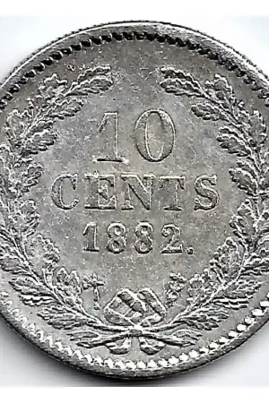 Niska cena Nederland 1882 10CentWillem III ZF