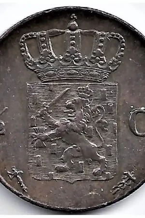 Nederland 1876 ½ Cent Willem III ZF+ Zwrot pieniędzy