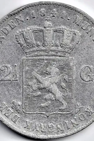 Nederland 1841 2½ Gulden Willem II ZF- Kup teraz