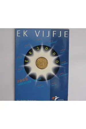 Darmowa dostawa 5 Gulden 2000 voetbal FDC