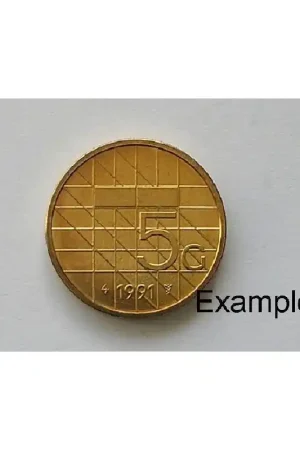 Oferta limitowana 5 Gulden 1991 Unc