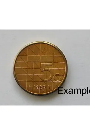 5 Gulden 1989 Unc Popularny