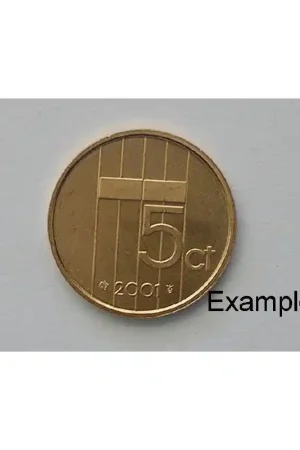 5 Cent 2001 Unc Wysoka jakość