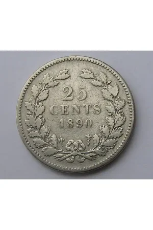 Tylko dziś 25 Cent 1890 ZF- zonder punt